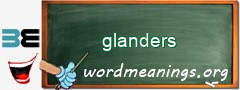 WordMeaning blackboard for glanders